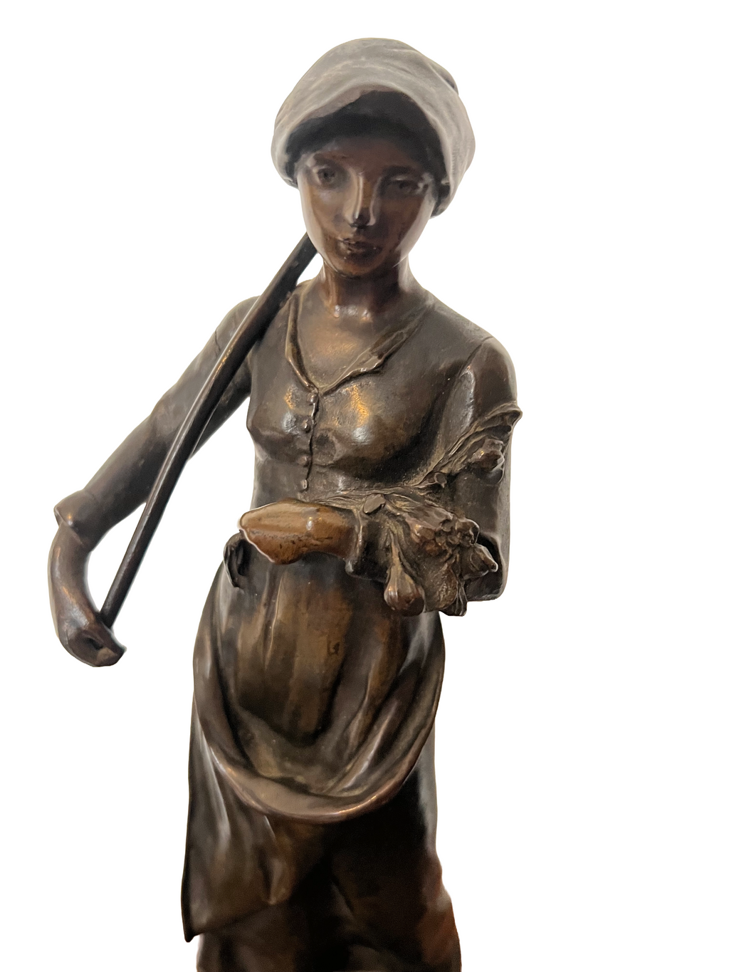 Antoine Bofill “Faneuse” 19th Century Bronze Sculpture